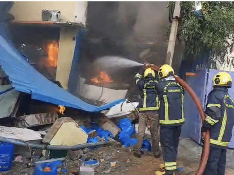 A Factory Blast In Chennai Killed Three, One Injured